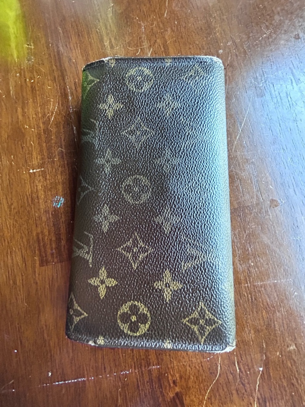 Louis Vuitton Epi Leather Long Wallet Brown Bifold Snap Made in Spain Auth LV - Picture 12 of 17
